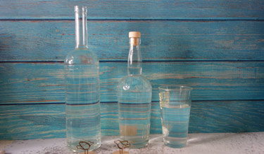 750ml Liquor Glass Bottle