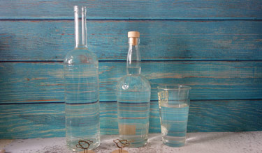 750ml Liquor Glass Bottle