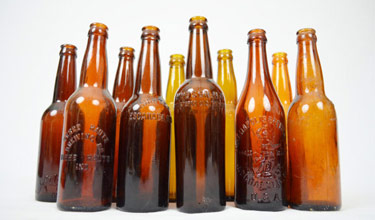 Amber Beer Glass Bottle