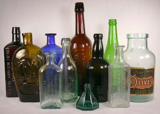 Machine-made bottles of the "Bubbles"