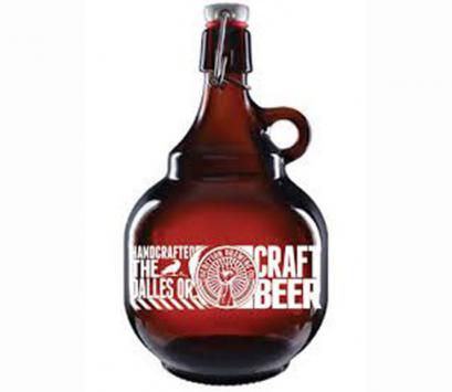 2L Growler glass bottle