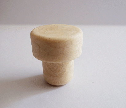 Polymer Cork and Top for Spirits Bottles