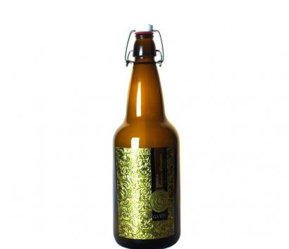 1L Beer Bottle Amber Glass
