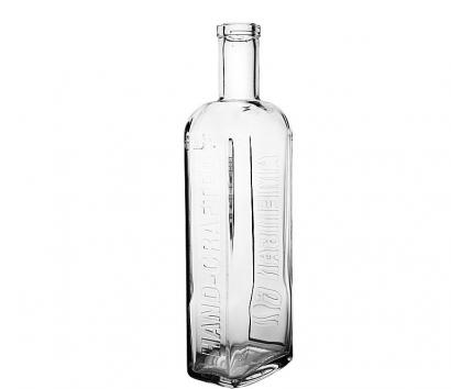 Flat Bottle with Embossment