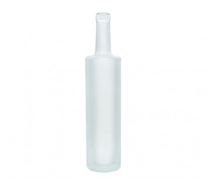 750ml Glass Bottle with Frosting