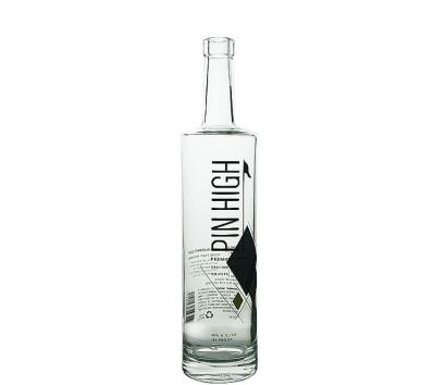 750ml Vodka Bottle with Decal