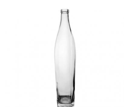Round Body Square Bottom Glass Bottle