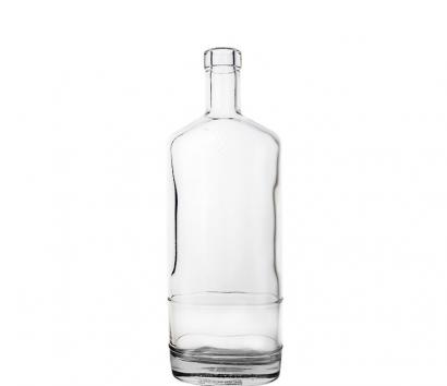 Flat Shape Glass Bottle