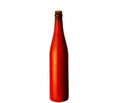 Customized Glass Bottle with Red Opacity Printing