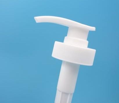 38-400mm White Ribbed Plastic Lotion Pump