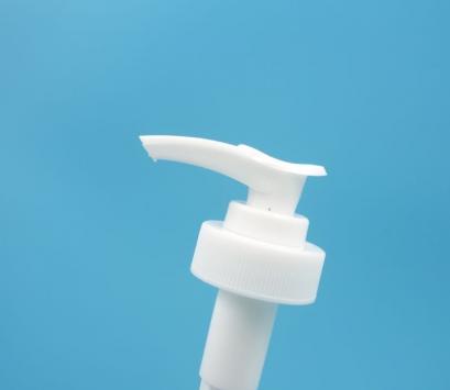 28-400mm White Ribbed Plastic Lotion Pump