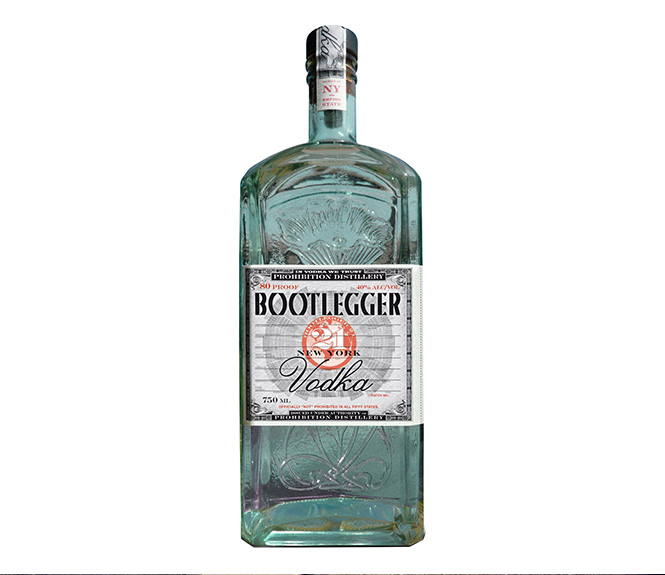 750ML Bootlegger Glass Bottle