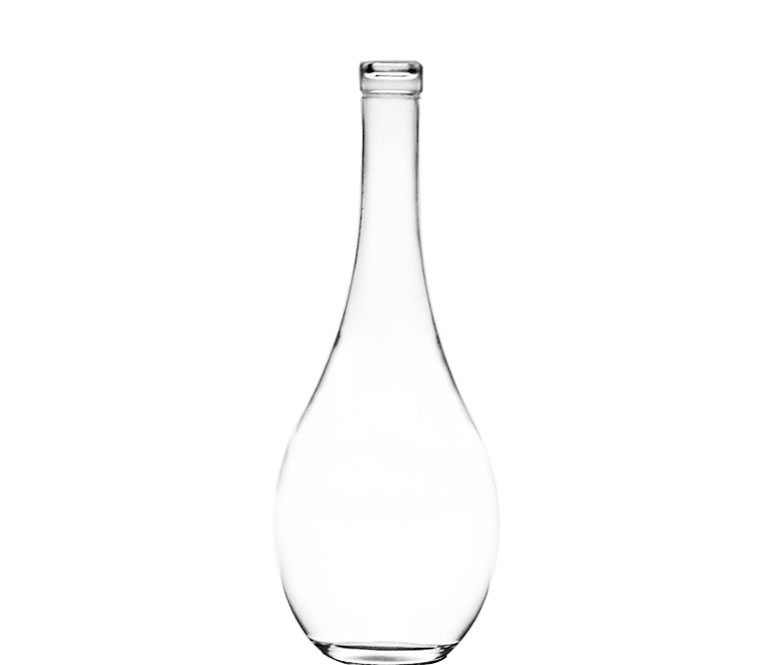 750ML Spirits Glass Bottle with Cork