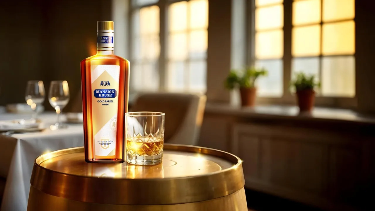 Mansion House Gold Barrel Whisky