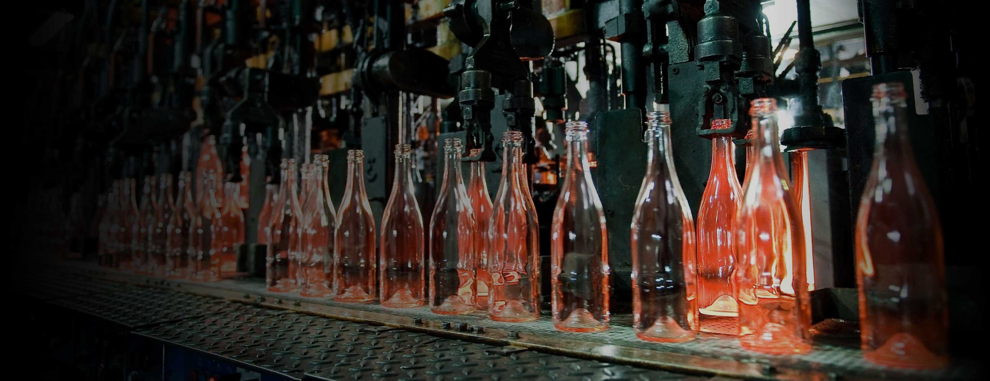 Glass bottle manufacturing process